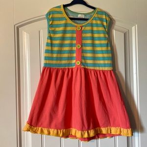 Girl’s boutique ruffle tank top